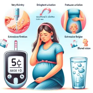 أعراض مرض السكري الحملي