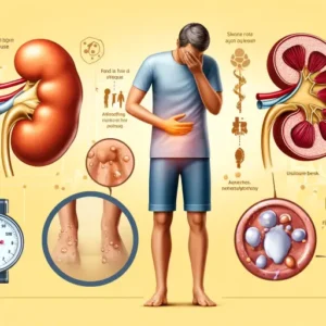 الأعراض الكلوية المرتبطة بمرض السكري