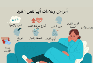  اعراض نقص الحديد