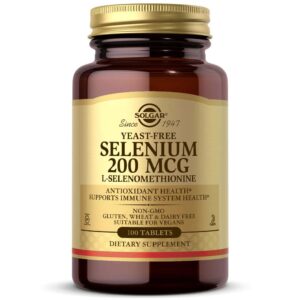 سولجار سيلينيوم, 200 مكجم, 100 حبة, دعم صحة المناعة
