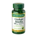 Nature's Bounty Ginkgo Biloba Capsules 120mg, Memory Support