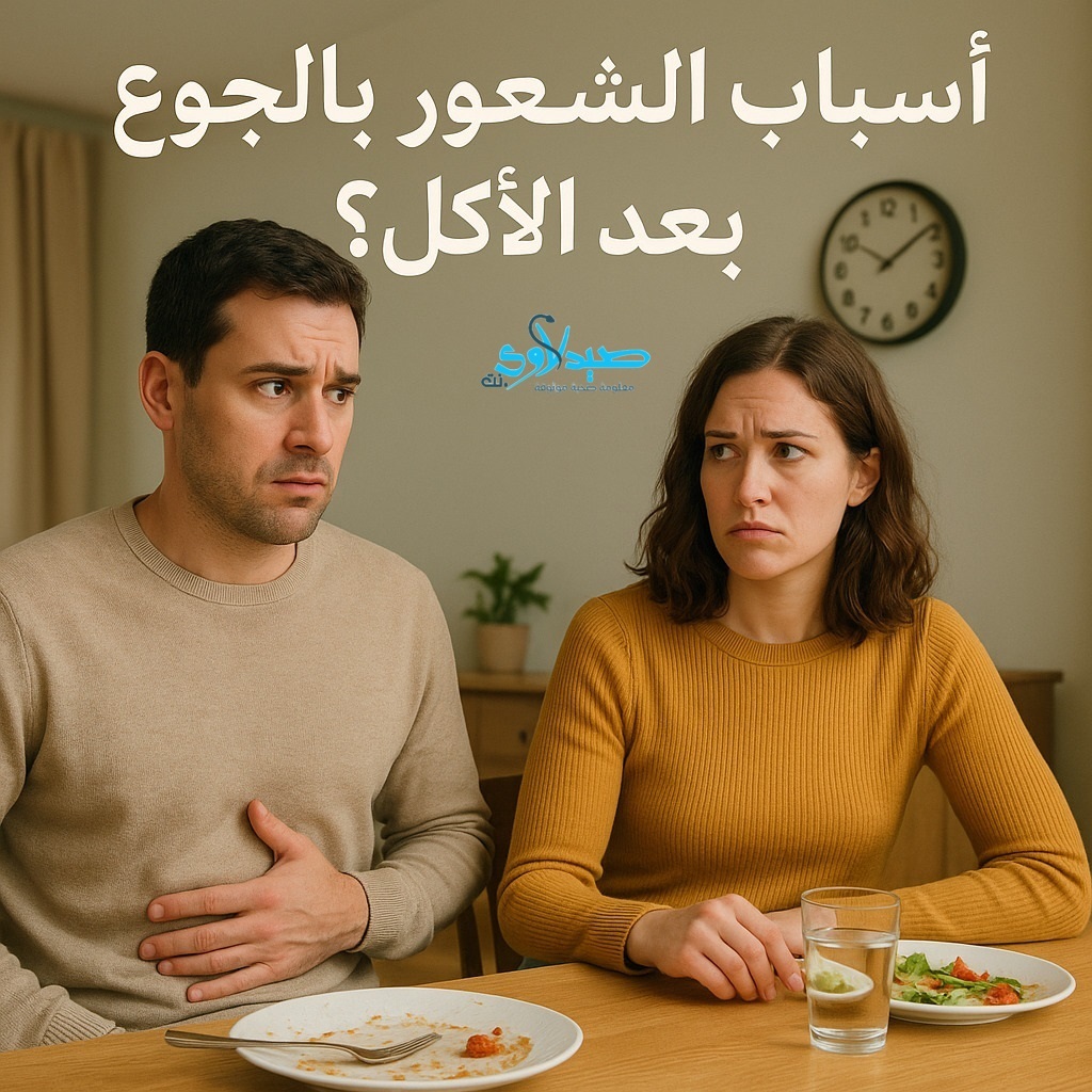 أسباب الشعور بالجوع بعد الأكل